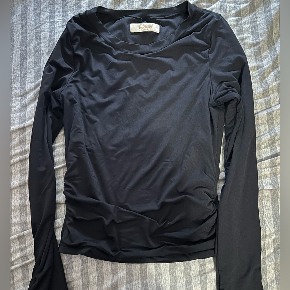 Amazon Women's Black Long Sleeve Tee